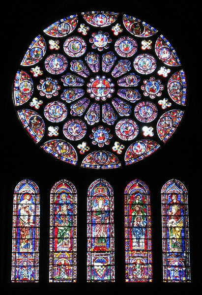The Stained Glass Windows of Chartres Cathedral - World History Encyclopedia
