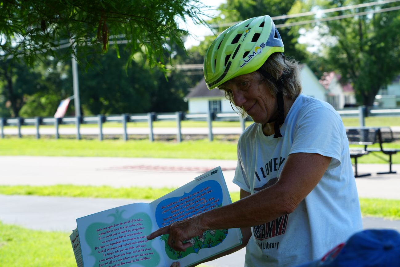 The Biking Librarian  of Mt. Juliet