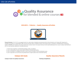 CSU QA ePortfolio