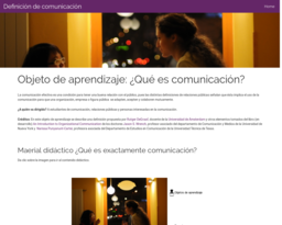 Definición de comunicación