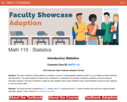 Lo - Math 110 Statistics