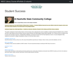 NSCC Library Course ePortfolio (3 column)