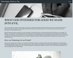 Technology: Friend or Foe