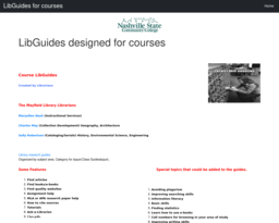 LibGuides for courses