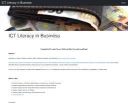 ICT Literacy in Business