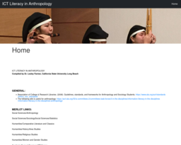 ICT Literacy in Anthropology