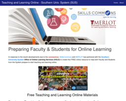 Teaching and Learning Online - Southern Univ. System (SUS)