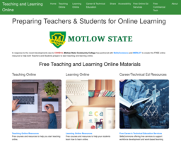 Teaching and Learning Online