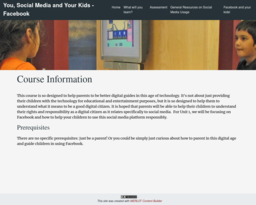 You, Social Media and Your Kids - Facebook