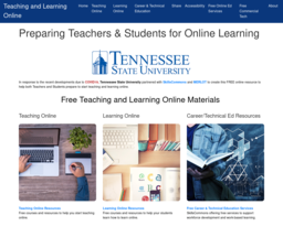 Teaching and Learning Online
