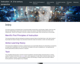 Instruction : A 21st century perspective