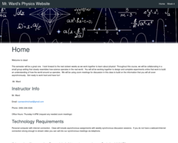 Mr. Ward's Physics Website
