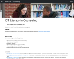 ICT Literacy in Counseling