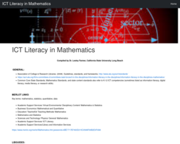 ICT Literacy in Mathematics