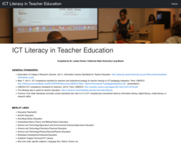 ICT Literacy in Teacher Education