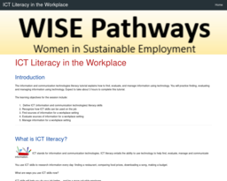 ICT Literacy in the Workplace