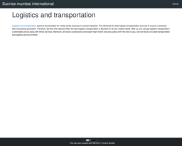 Sunrise mumbai international