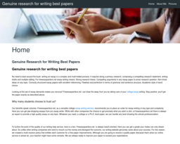 Genuine research for writing best papers