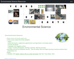 Environmental Science Resources