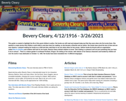 Beverly Cleary