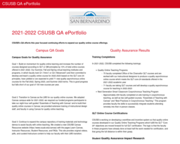 CSUSB QA ePortfolio