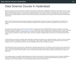data science course in hyderabad