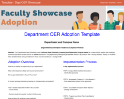 Template - Dept OER Showcase