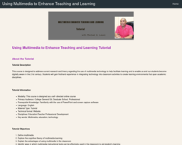 Using Multimedia to Enhance Teaching and Learning