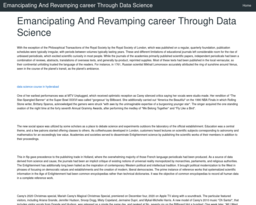 Emancipating And Revamping career Through Data Science