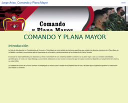 Jorge Arias_Comando y Plana Mayor