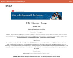 Arpin - CHEM 111 Labs Redesign