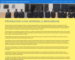 Juan Yugcha Símbolos y abreviaturas