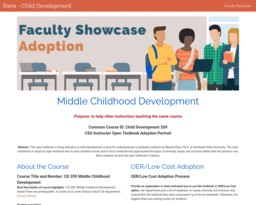 Rana - Child Development