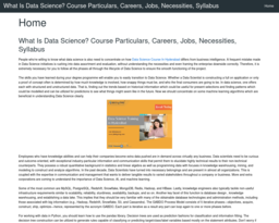 What Is Data Science? Course Particulars, Careers, Jobs, Necessities, Syllabus
