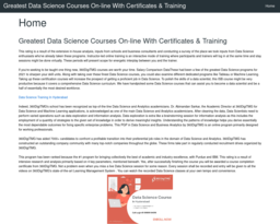 Greatest Data Science Courses On-line With Certificates & Training
