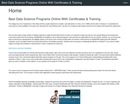 Best Data Science Programs Online With Certificates & Training