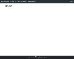 A Complete Guide To Data Science Career Path