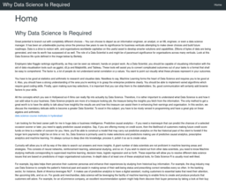Why Data Science Is Required