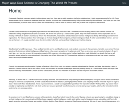 Major Ways Data Science Is Changing The World At Present