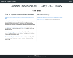 Judicial Impeachment
