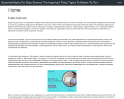 Essential Maths For Data Science The Important Thing Topics To Master To Turn
