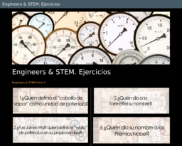 Engineers & STEM: Ejercicios