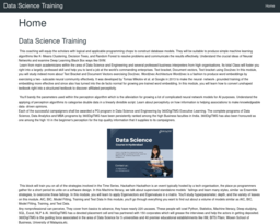 Data Science Training