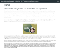 Data Scientist Salary In India And Us: Freshers And Experienced