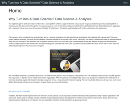 Why Turn Into A Data Scientist? Data Science & Analytics