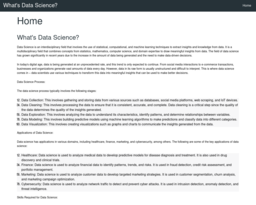 What's Data Science?