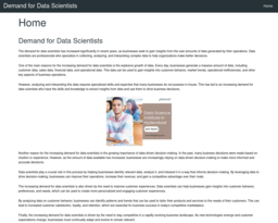 Demand for Data Scientists