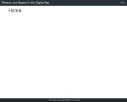 Rhetoric and Speech in the Digital Age