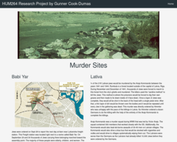 HUM264 Research Project by Gunner Cook-Dumas