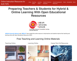Online Instruction Resources for AUN TEPL